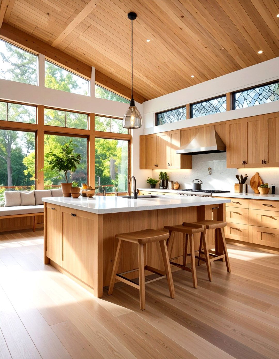 Prairie Style Kitchen Sunroom - 24 Sunroom Kitchen Ideas