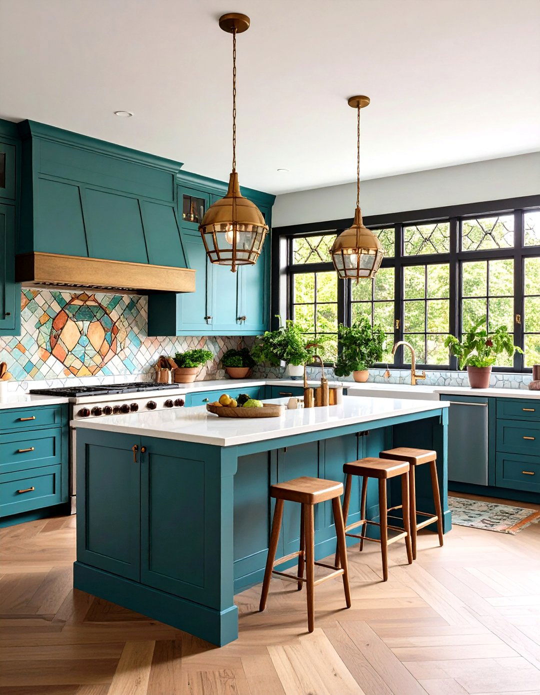 Prairie Style Lighting Focus - 24 Craftsman Kitchen Ideas