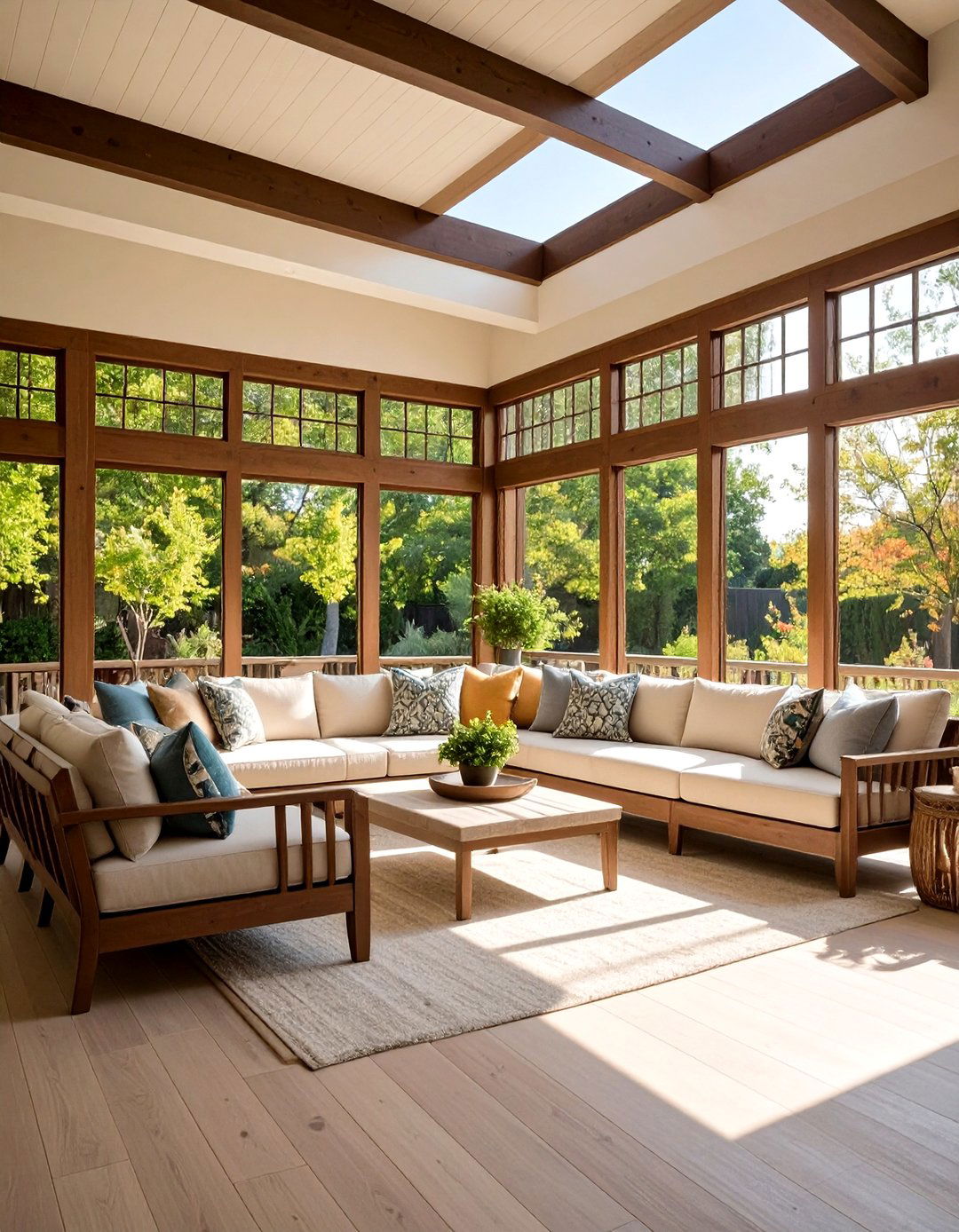 Prairie Style Screened Extension - 24 Small Screened-in Porch Ideas