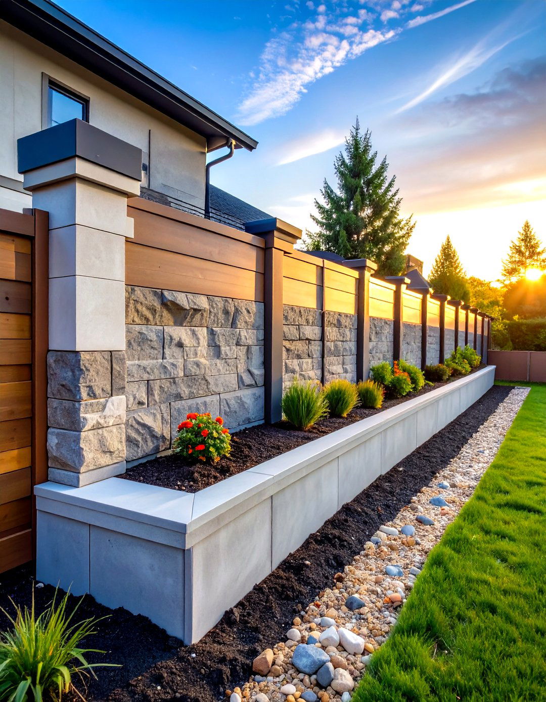 Precast Concrete Panel Retaining Wall - 24 Retaining Wall Ideas for Sloped Backyard