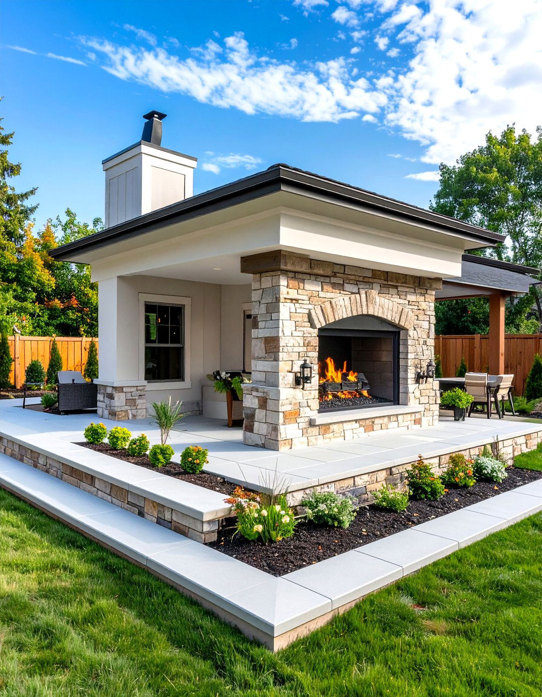 Prefab Outdoor Fireplace Kit Installation - 24 Outdoor Fireplace Ideas