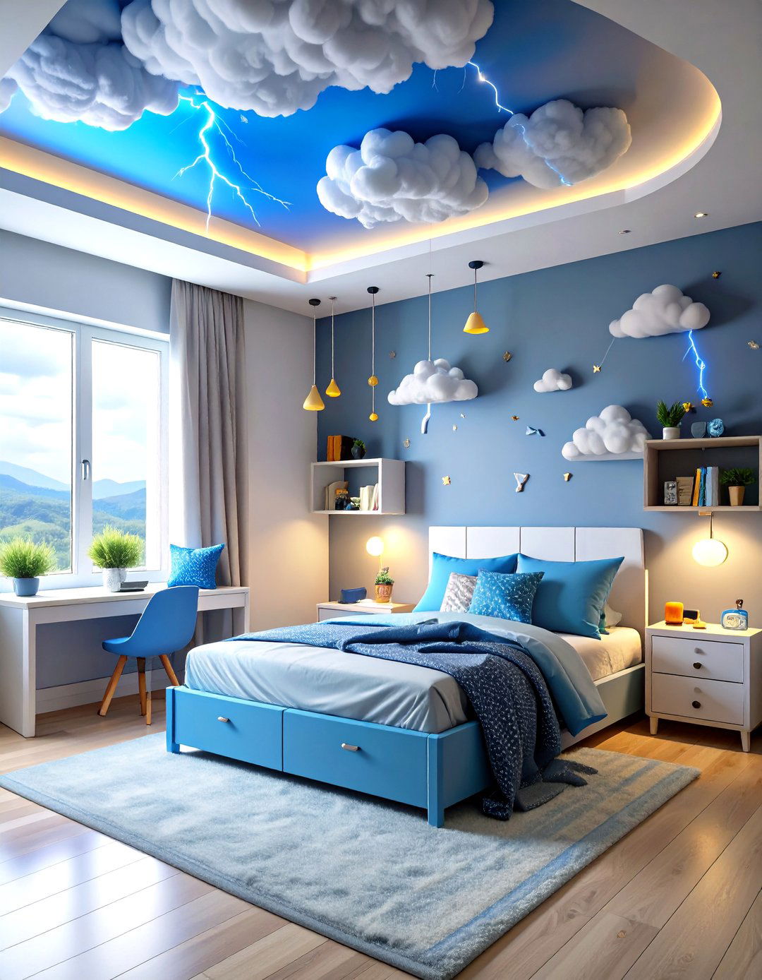 Prehistoric Storm Laboratory - 24 Dinosaur-themed Kids' Room Ideas