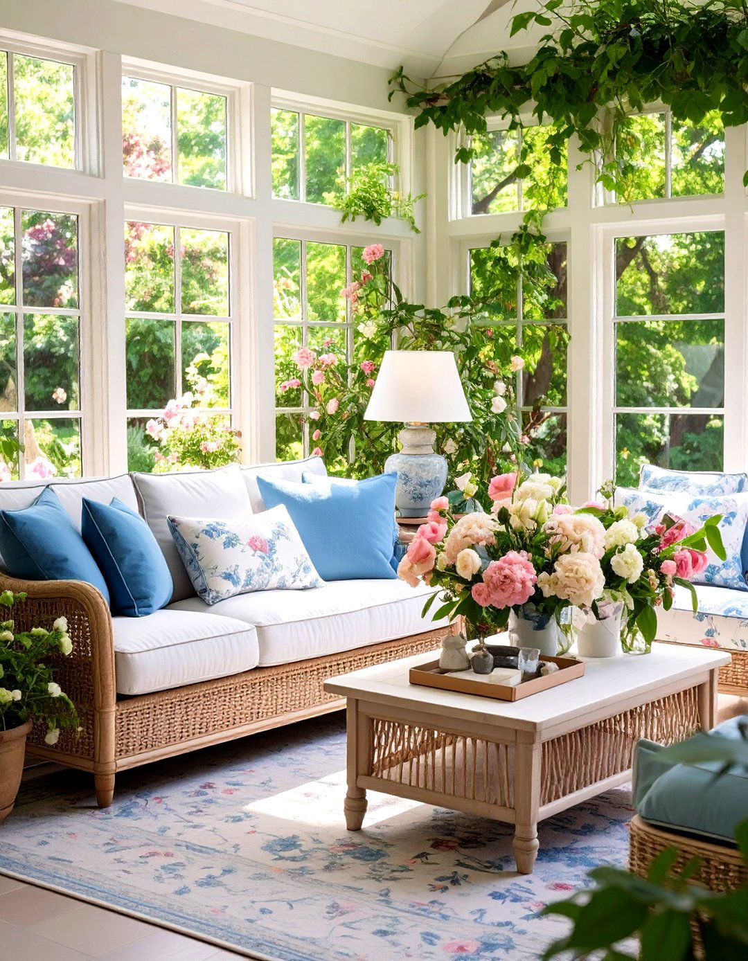 Preppy Garden Room Living Room - 24 Preppy Living Room Ideas