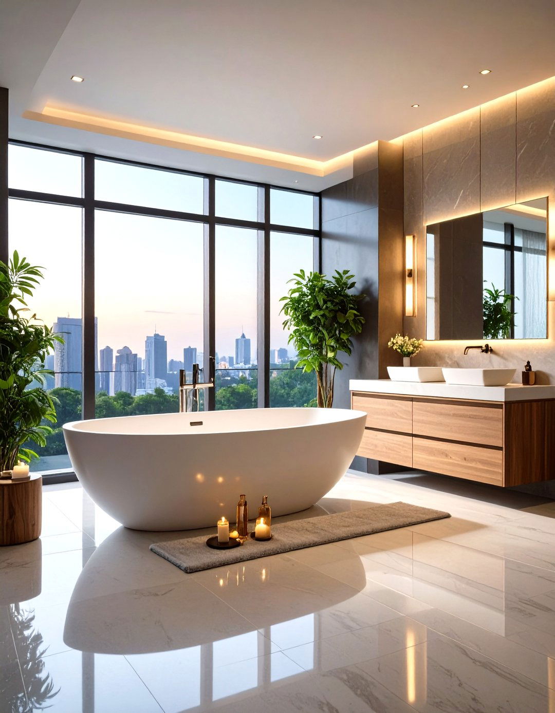 Primary Bathroom with Freestanding Tub Focus - 24 Primary Bathroom Ideas
