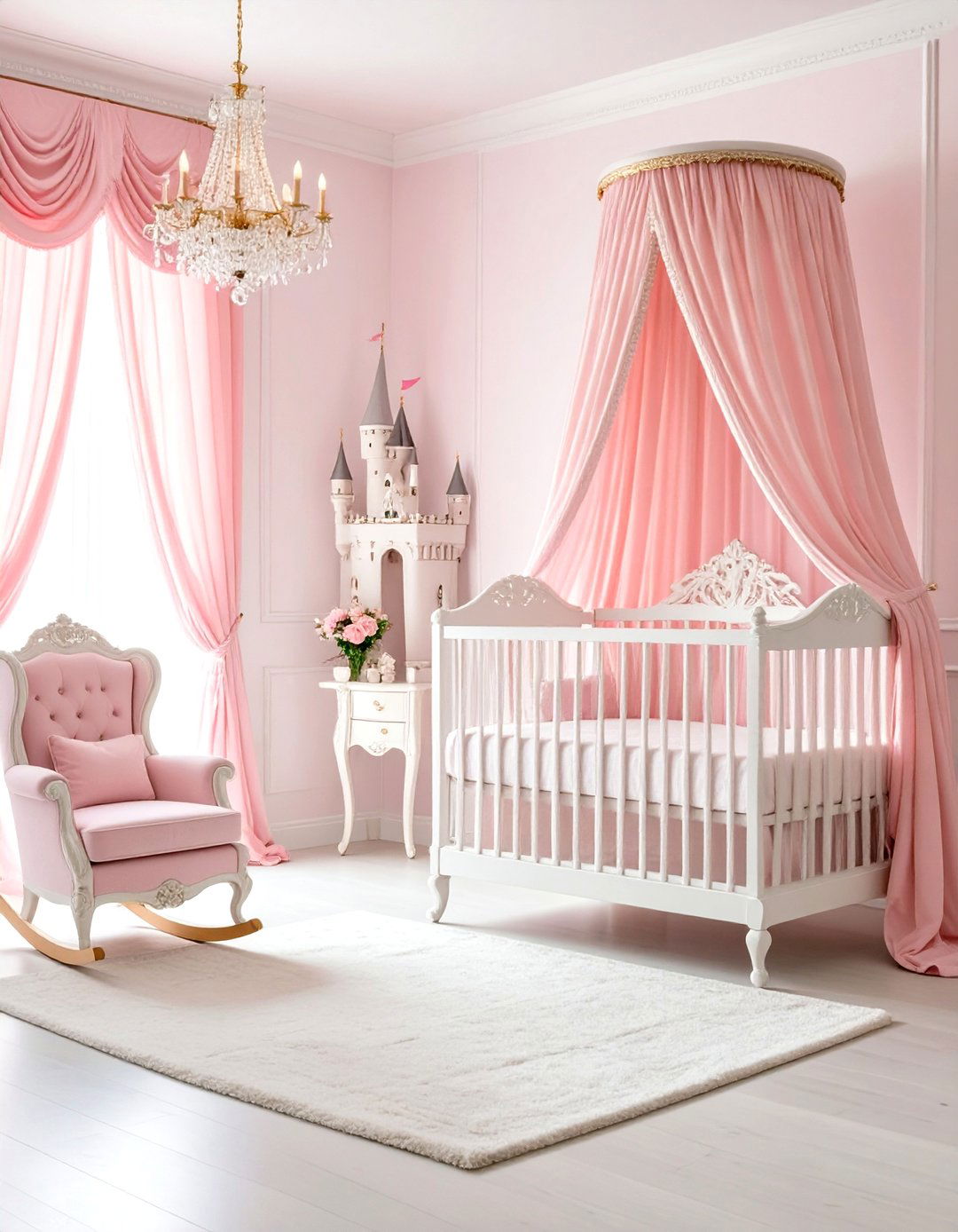 Princess Castle Baby Room - 24 Baby Room Ideas