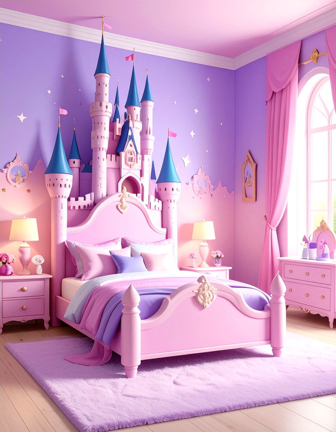 Princess Castle Fairy Tale Room - 24 Toddler Room Ideas