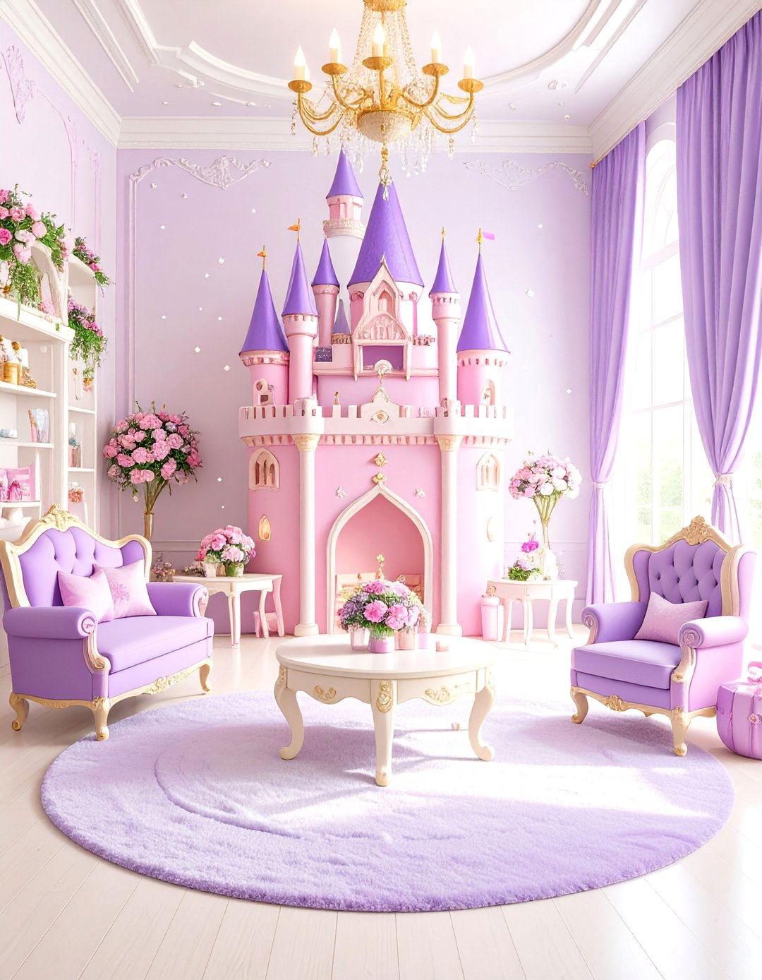 Princess Castle Fairytale Playroom - 24 playroom ideas