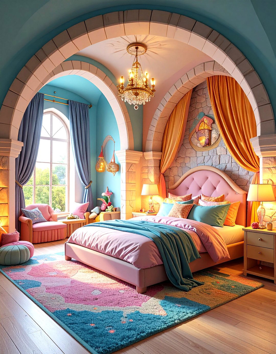 Princess Castle Themed Environment - 24 Princess Room Ideas
