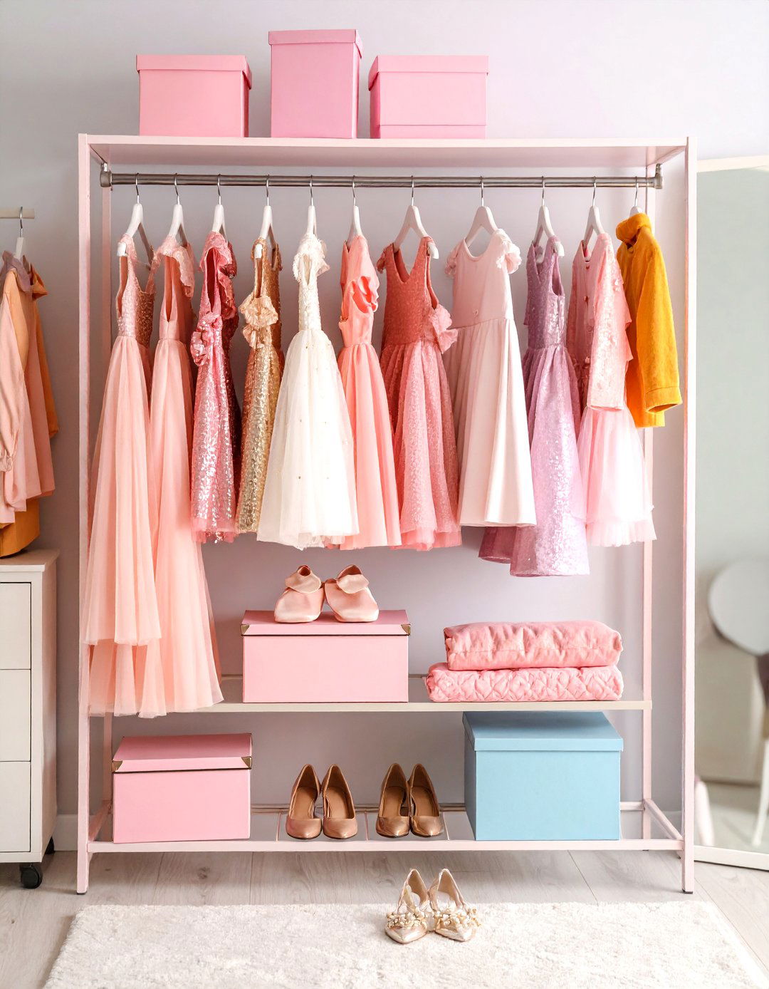 Princess Dress Up Wardrobe Station - 24 Princess Room Ideas