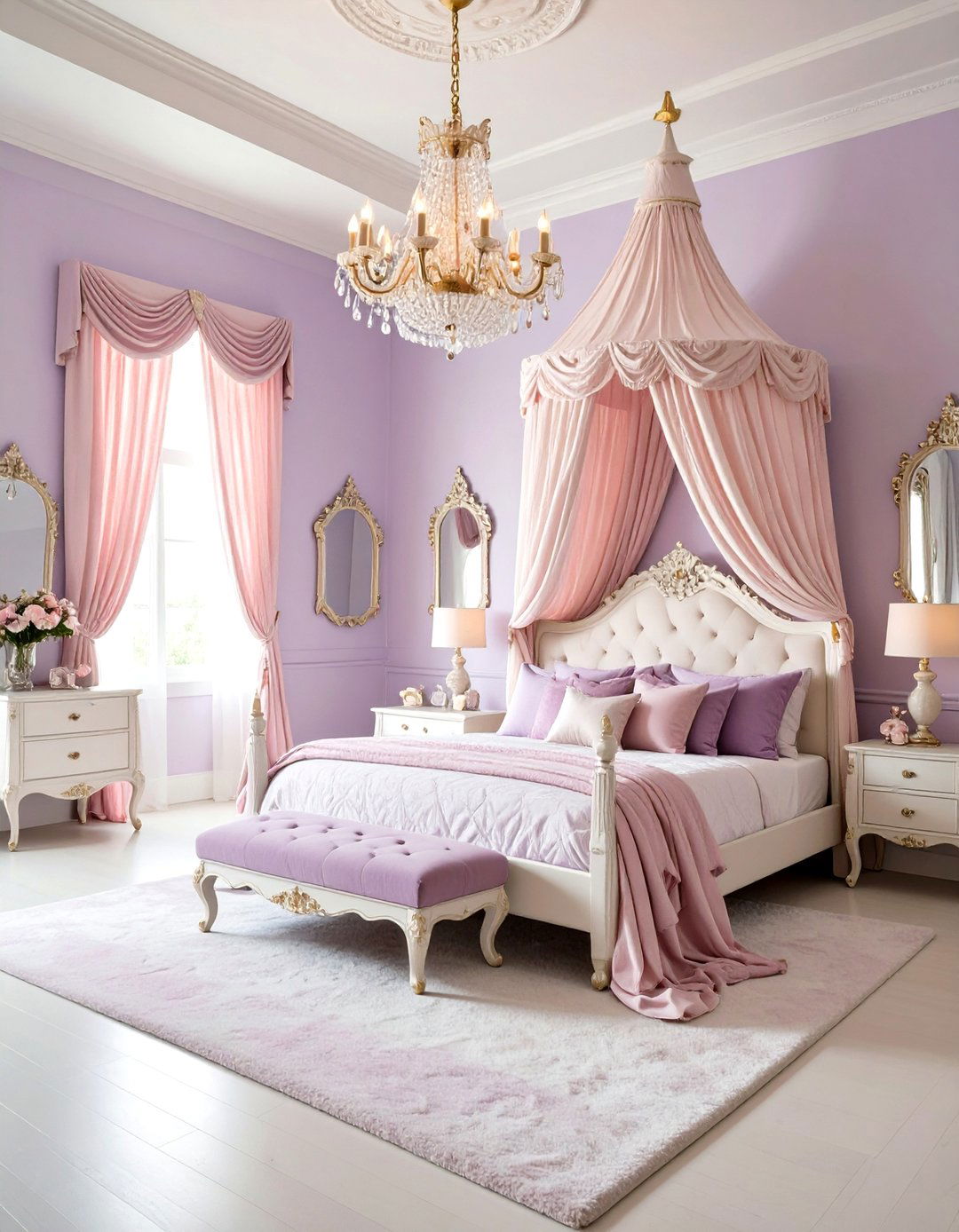Princess Fantasy Castle Bedroom - 24 Kids Room Ideas
