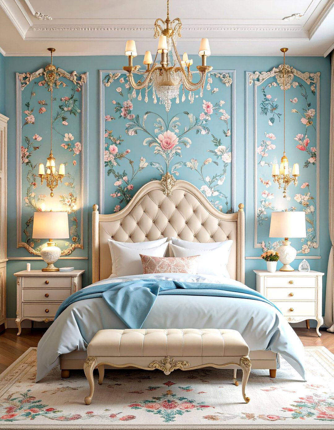 Princess Wallpaper Wall Treatments - 24 Princess Room Ideas