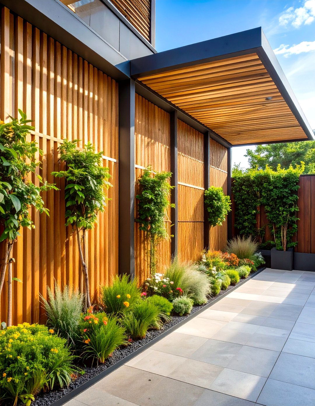 Privacy Screen Garden Terrace - 24 Terrace Design Ideas