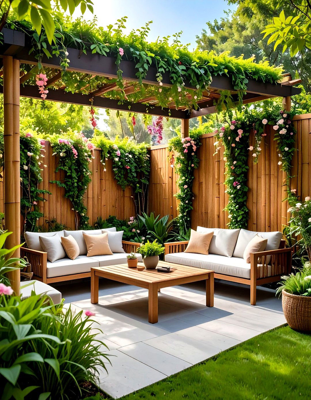 Privacy Screen Gardens - 24 Small Backyard Landscaping Ideas
