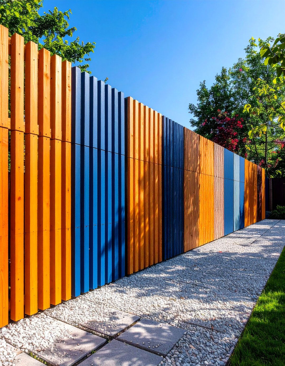 Privacy Screen Wall Construction - 24 Mid-century Modern Patio Ideas