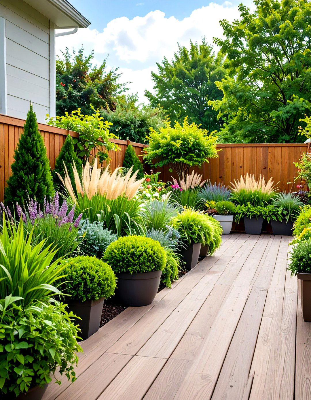 Privacy Screening Plants for Secluded Deck Areas - 24 Deck Decorating Ideas With Plants