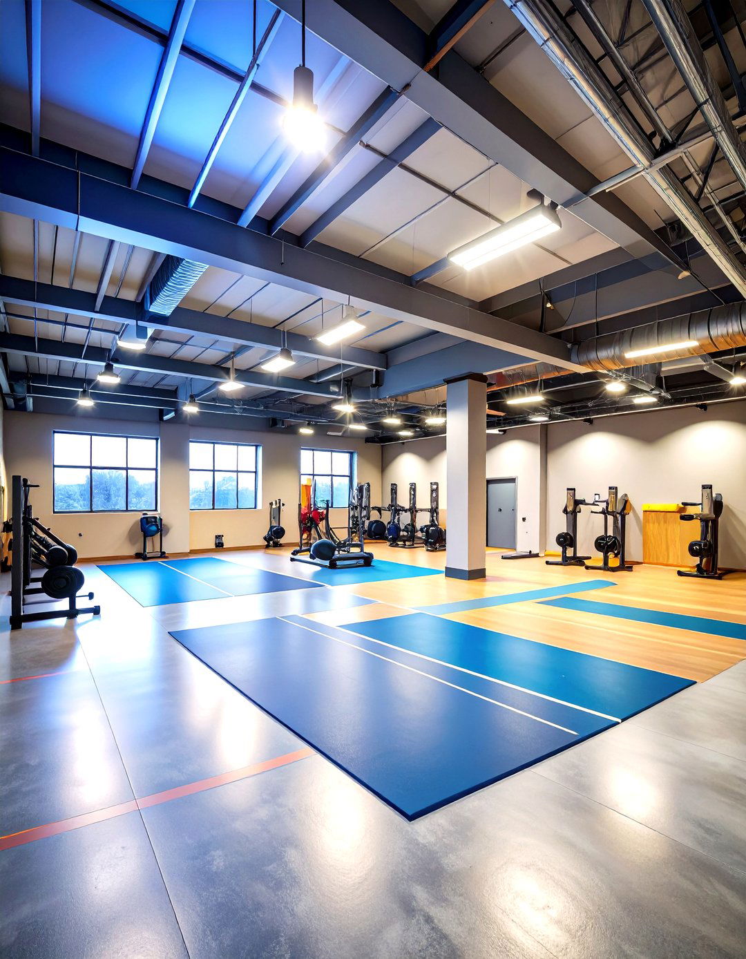 Professional Athletic Training Simulation Center - 24 Basement Gym Ideas
