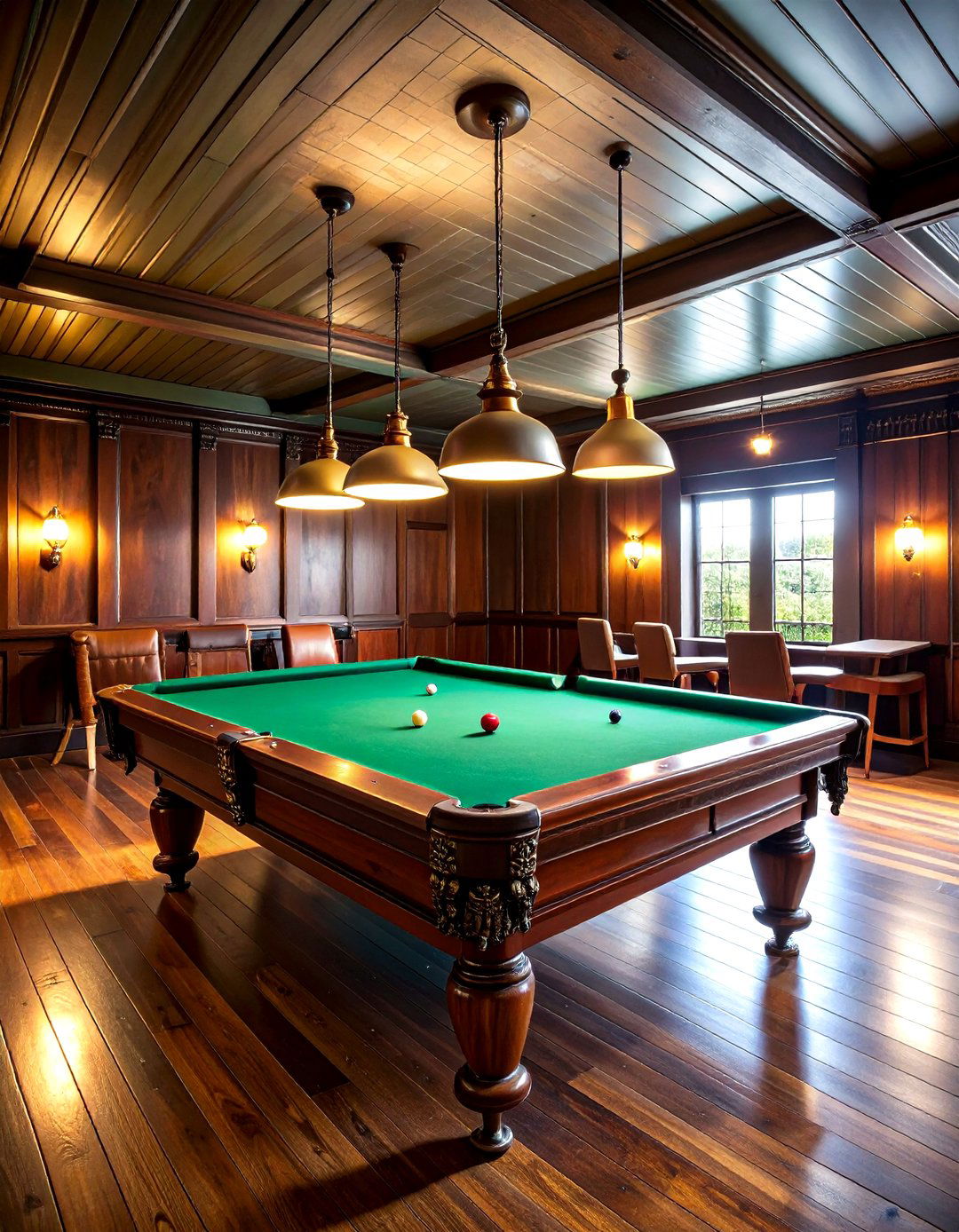 Prohibition Era Speakeasy Pool Room