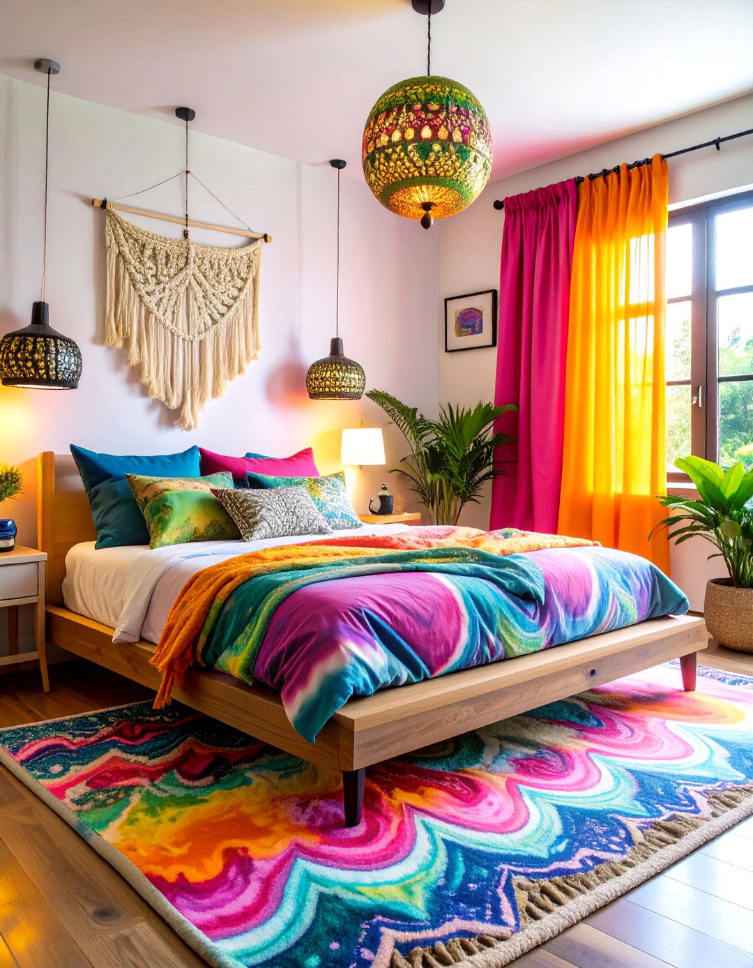 Psychedelic Paradise Bedroom Design