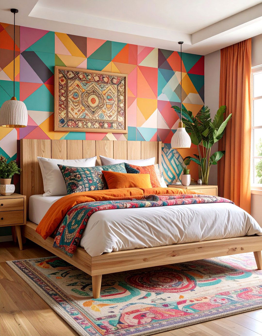 Psychedelic Pattern Paradise - 24 70s Bedroom Decor Ideas
