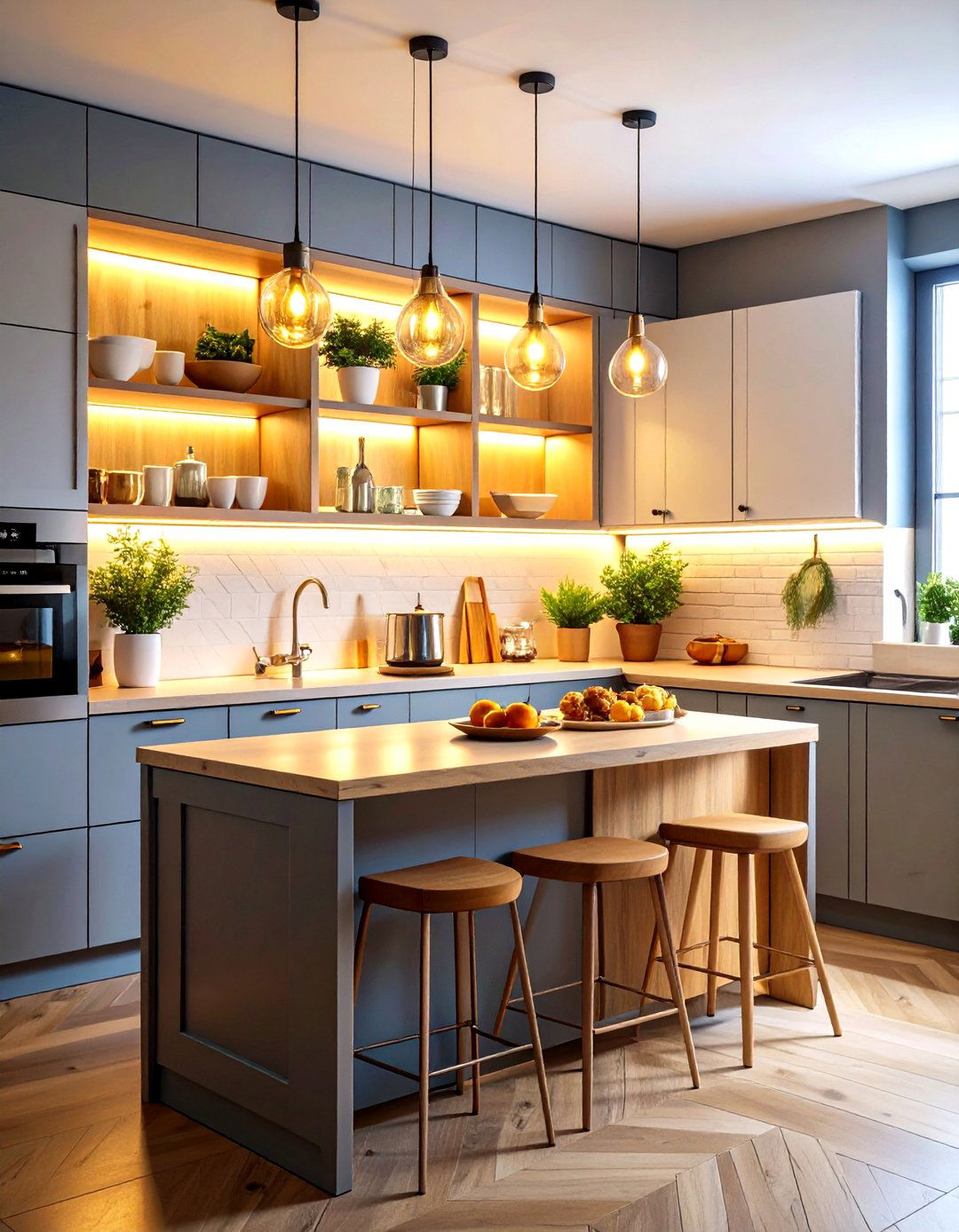 Puck Lights for Targeted Illumination - 24 Small Kitchen Lighting Ideas