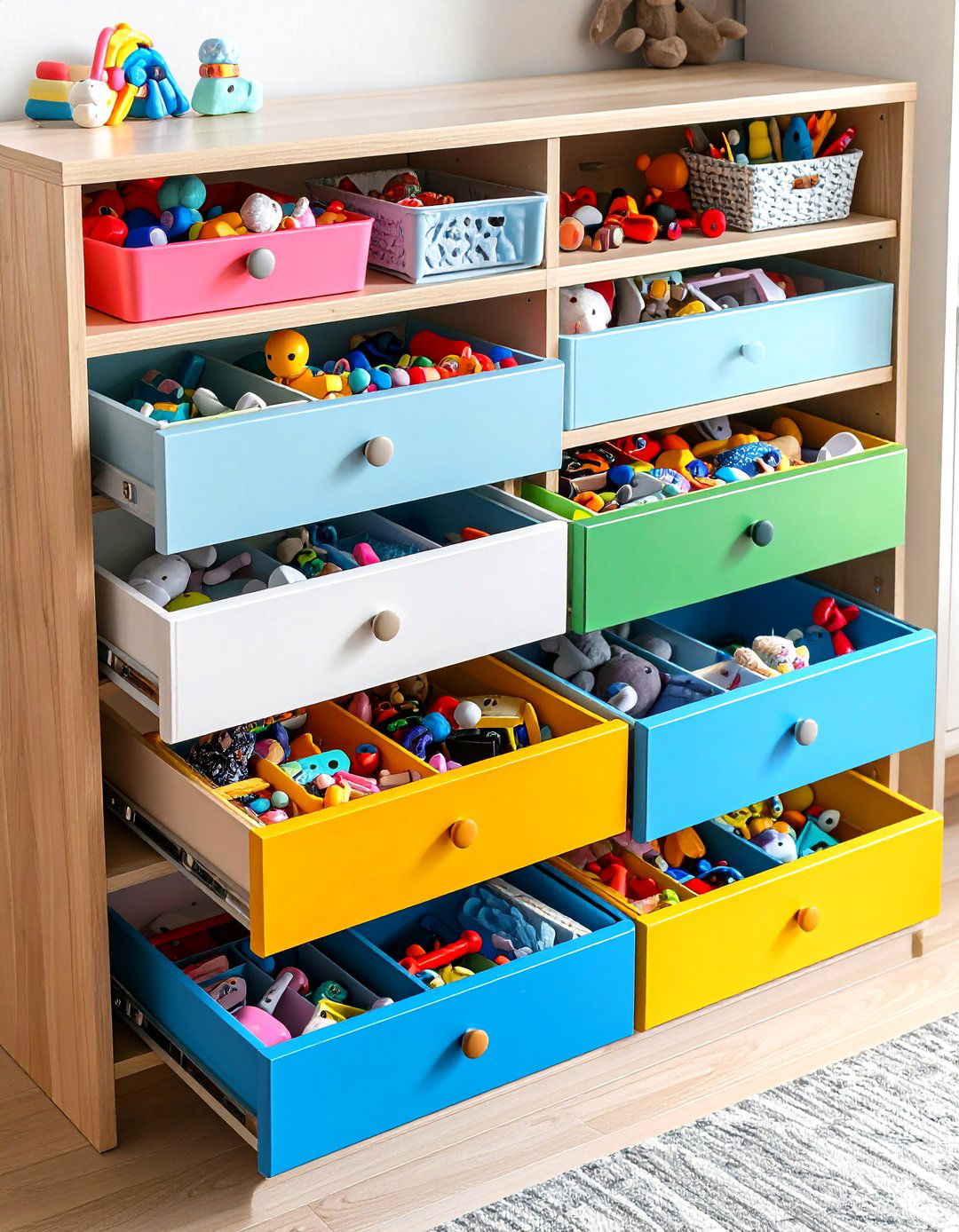 Pull Out Drawer Systems - 24 Toy Storage Ideas