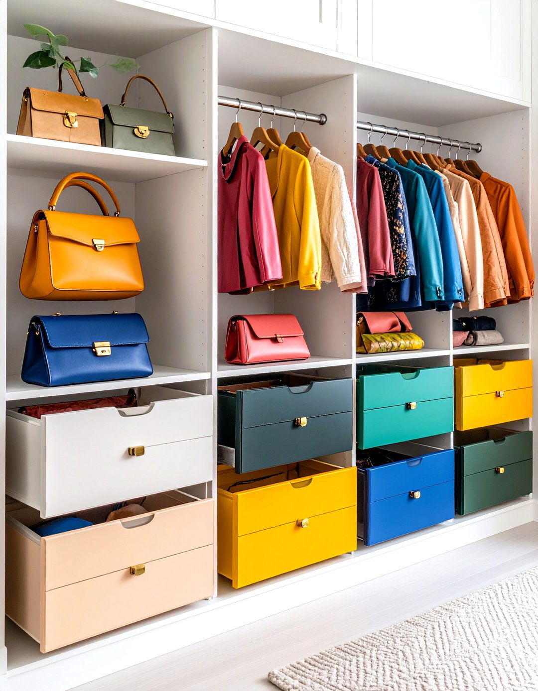 Pull Out Drawer Systems with Soft Close Mechanisms - 24 Purse Storage Ideas