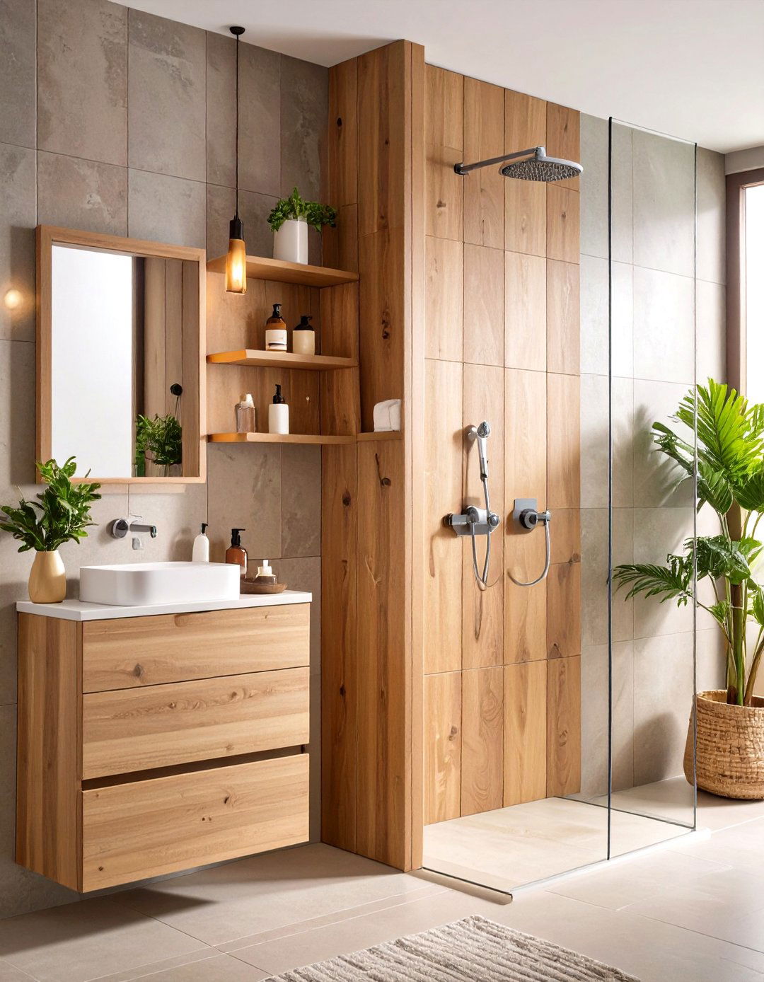 Pull Out Shower Drawers - 24 Shower Storage Ideas