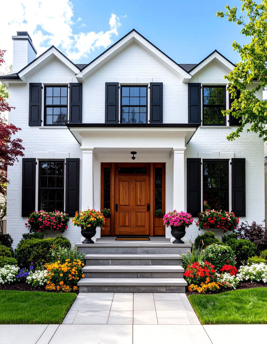 Pure White Masonry Paint - 24 Exterior Brick Paint Color Ideas