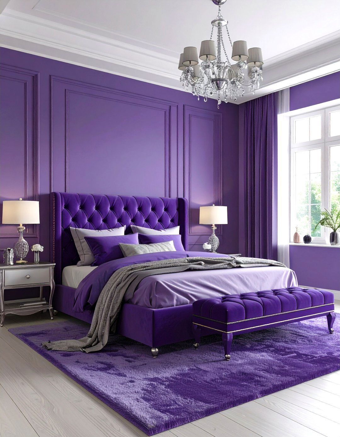 Purple Basil Elegance - 24 Primary Bedroom Ideas
