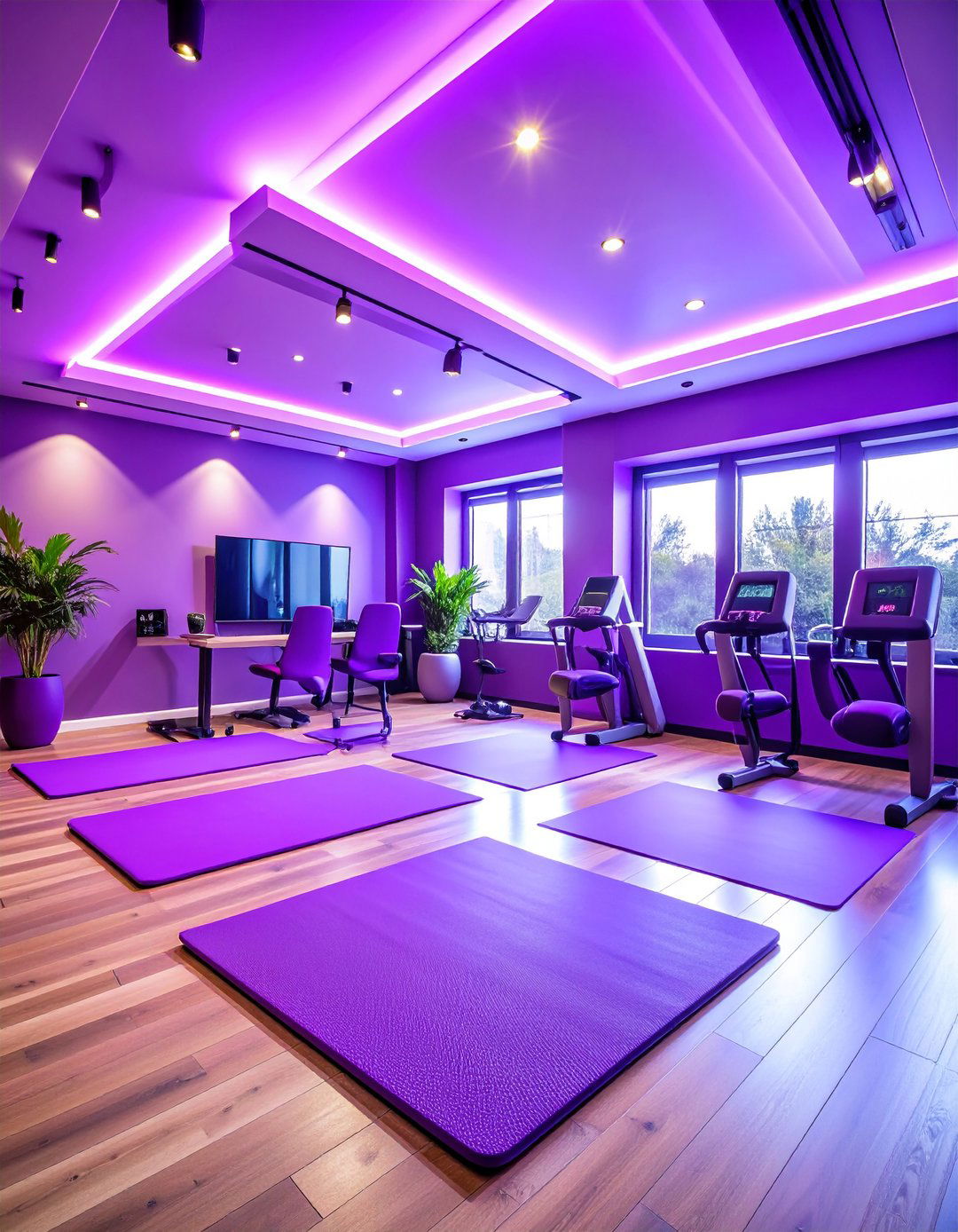 Purple Gaming Exercise Integration - 24 Purple Gaming Setup Ideas