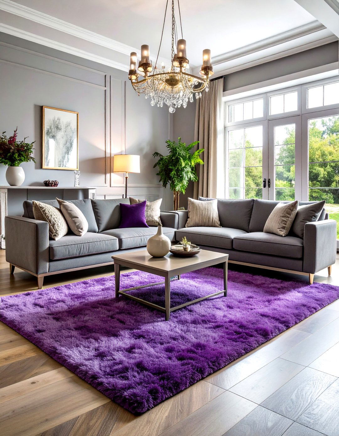 Purple Plum Rug Sophisticated Design - 24 what color rug goes with a grey couch