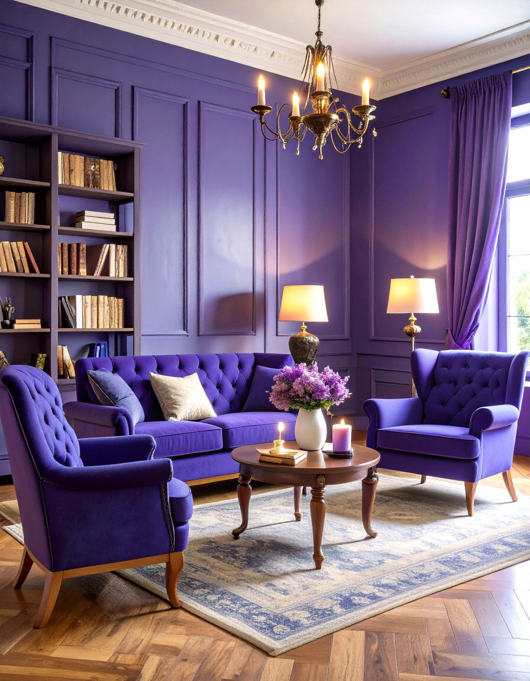 Purple Themed Literary Evening - 24 21th Wedding Anniversary Ideas