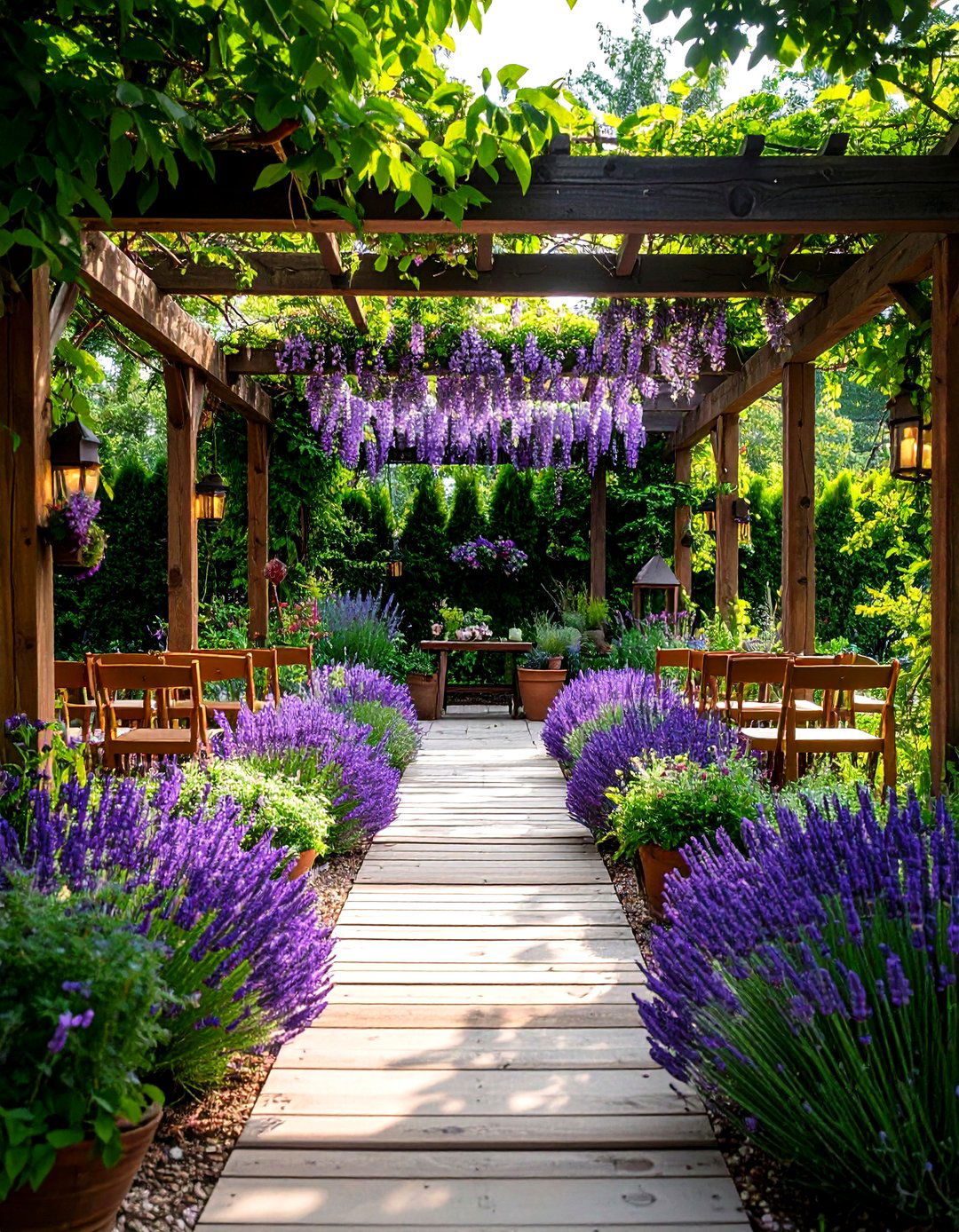 Purple and Green Natural Wedding - 24 Purple Wedding Theme Ideas