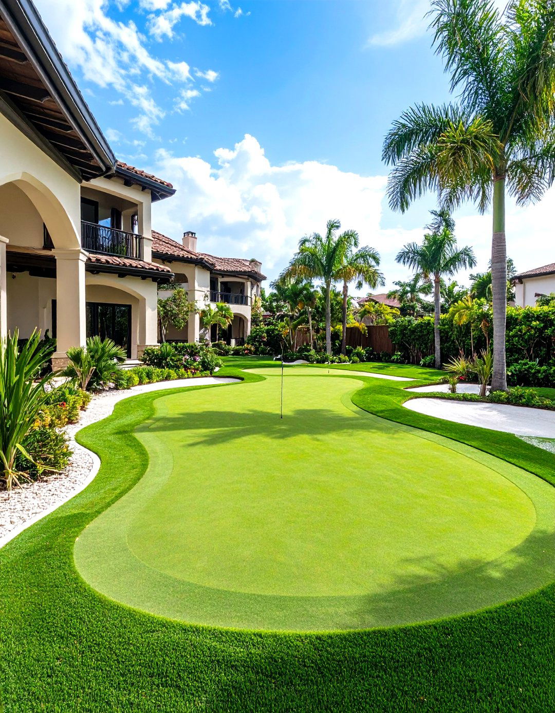 Putting Green Golf Practice - 24 Florida Backyard Ideas