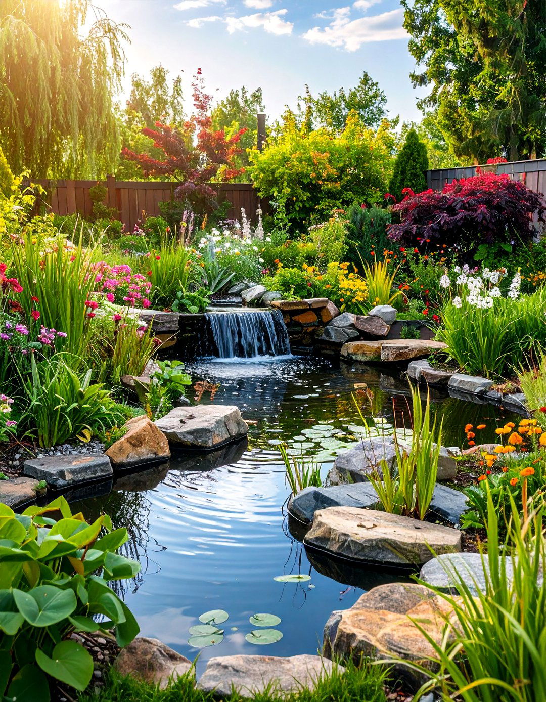 Rain Garden Pond Collection - 24 Backyard Pond Ideas