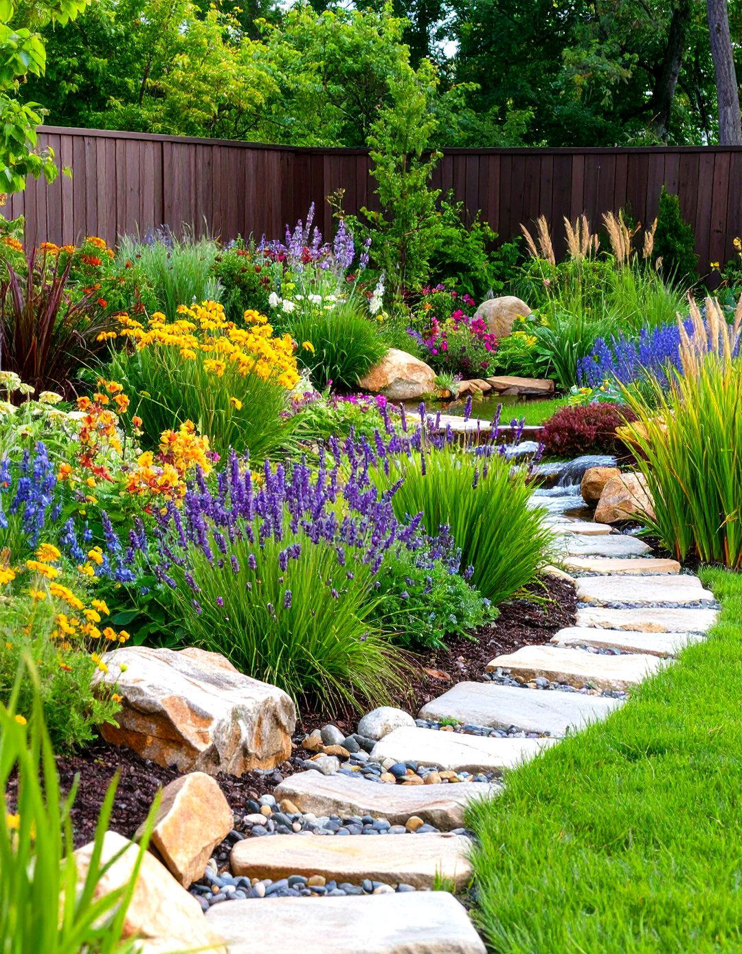 Rain Garden Stormwater Management - 24 Landscaping Ideas