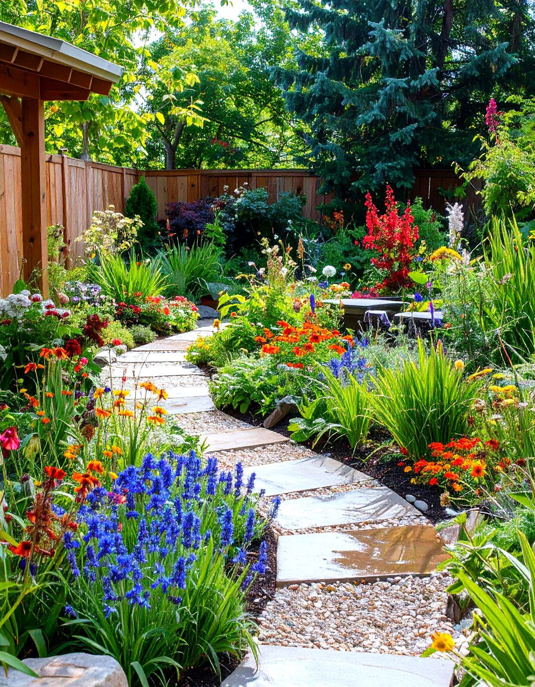 Rain Garden Wildflower Gardens - 24 Wildflower Garden Ideas
