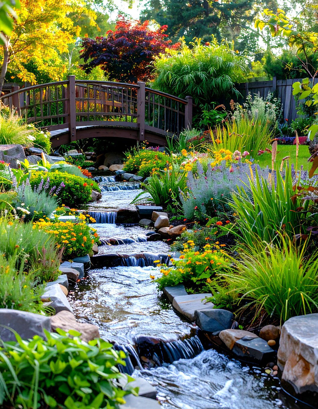 Rain Garden with Water Collection and Storm Management - 24 Garden Decor Ideas