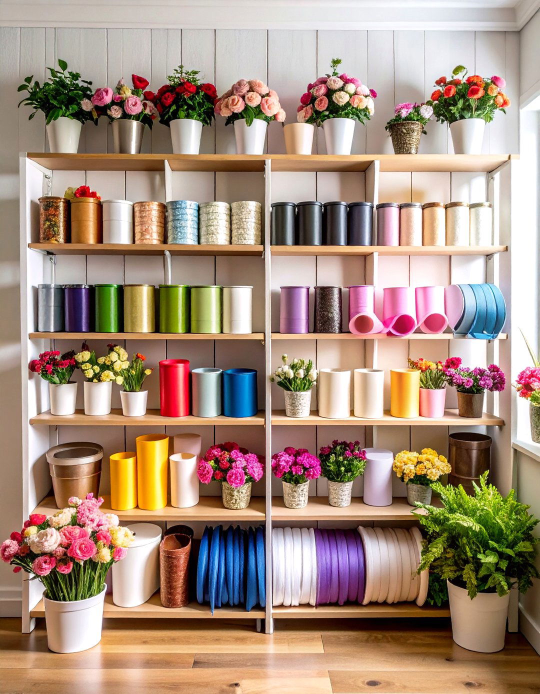 Rain Gutter Ribbon Storage Solution - 24 Ribbon Storage Ideas