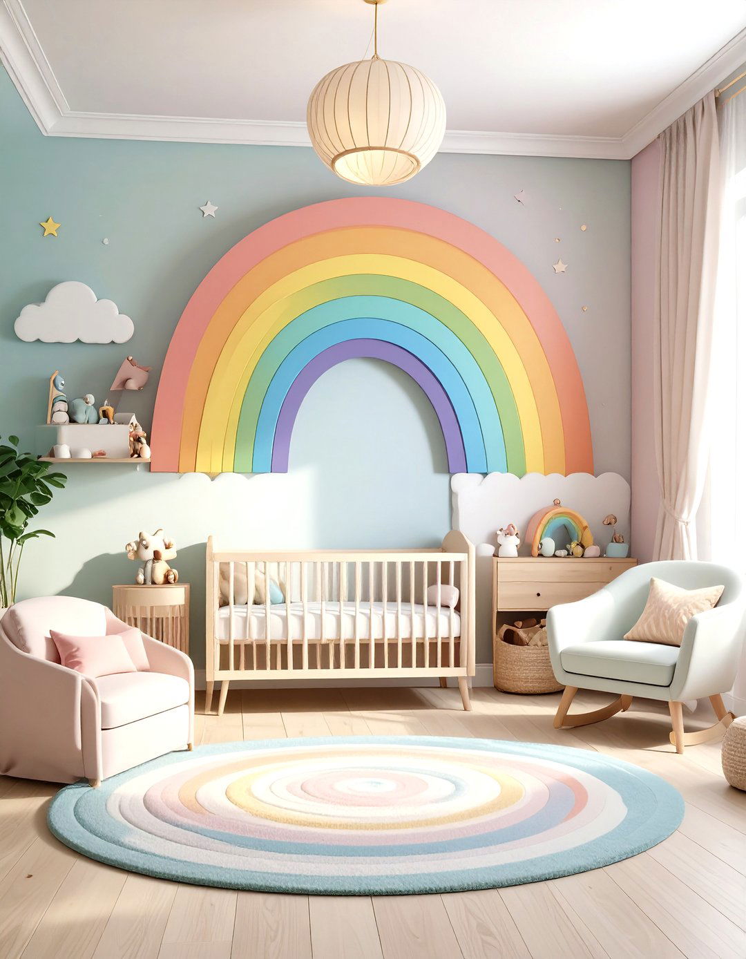 Rainbow Bridge Adventure Nursery - 24 Whimsical Nursery Ideas