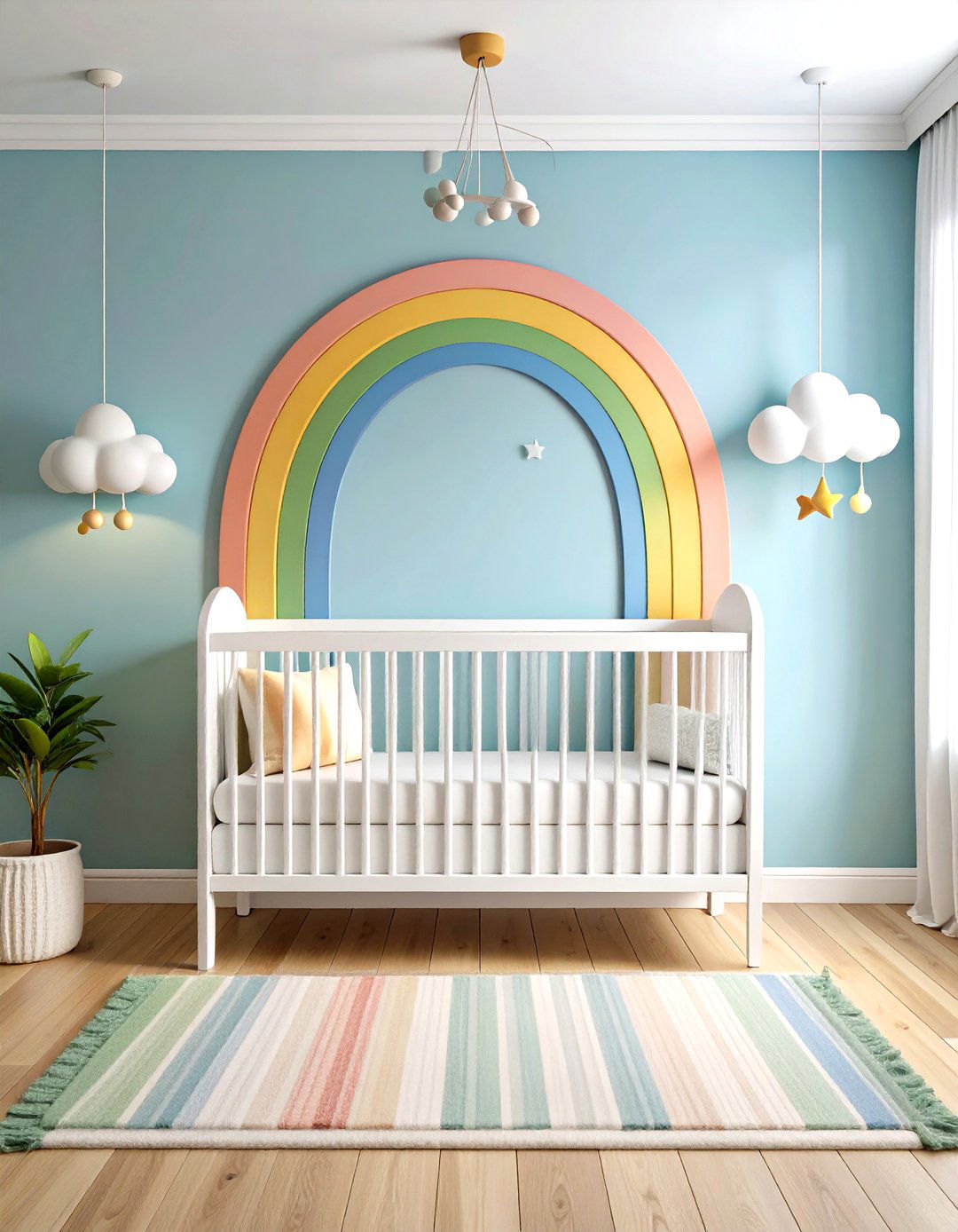 Rainbow Bright Baby Room - 24 Baby Room Ideas