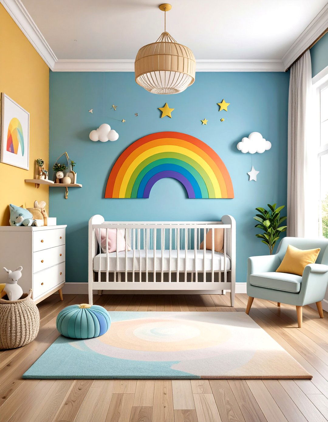 Rainbow Princess Celebration Nursery - 24 Princess Nursery Ideas