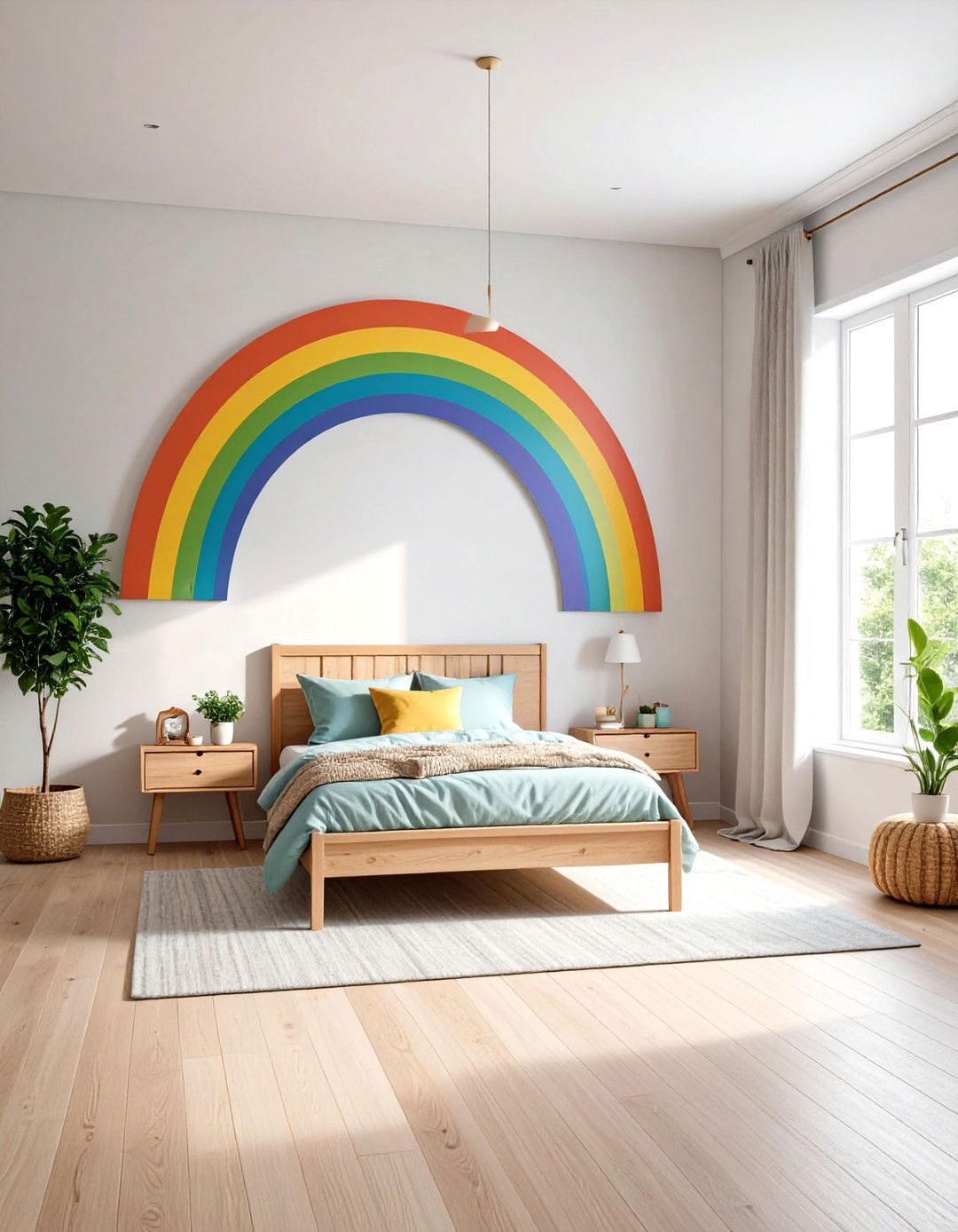 Rainbow Safety Considerations - 24 Rainbow Bedroom Ideas