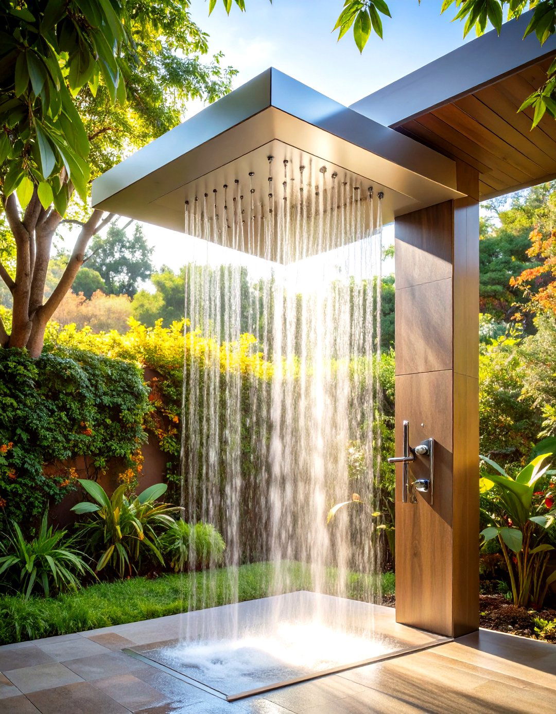 Rainfall Waterfall Hybrid Systems - 24 Luxury Shower Ideas