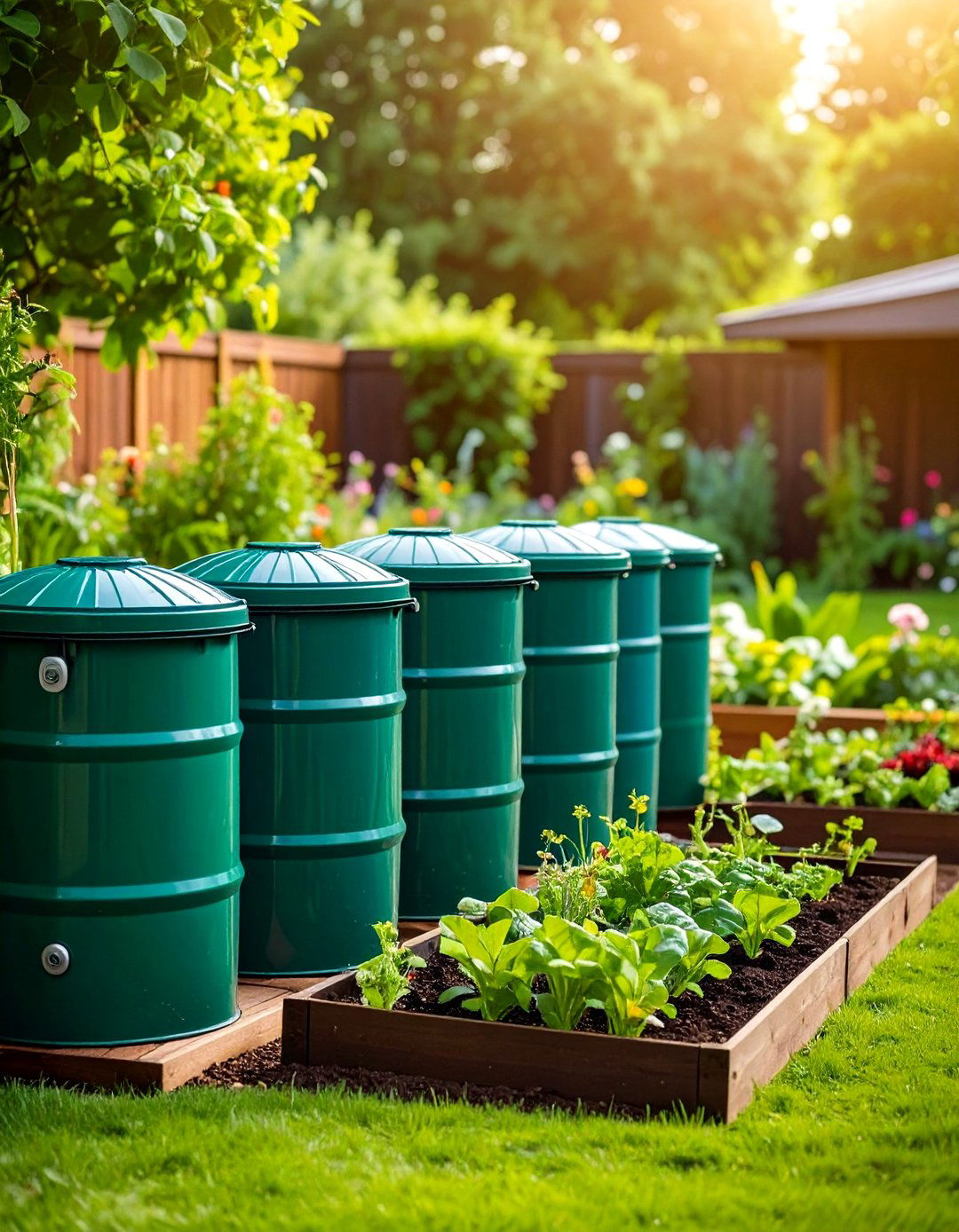 Rainwater Collection Garden - 24 School Garden Ideas