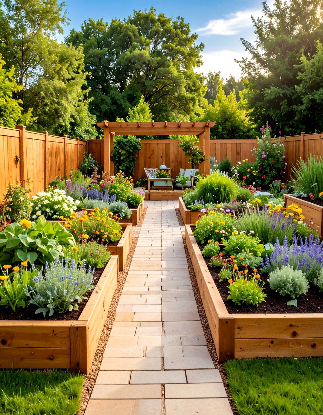 Raised Bed Herb Garden - 24 Garden Ideas