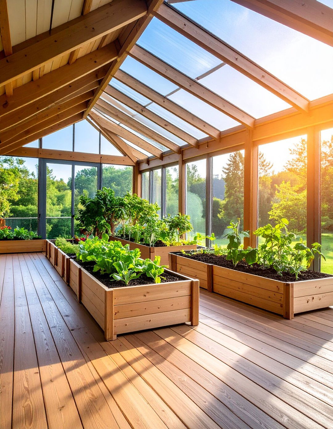 Raised Bed Porch Greenhouse - 24 Porch Greenhouse Ideas