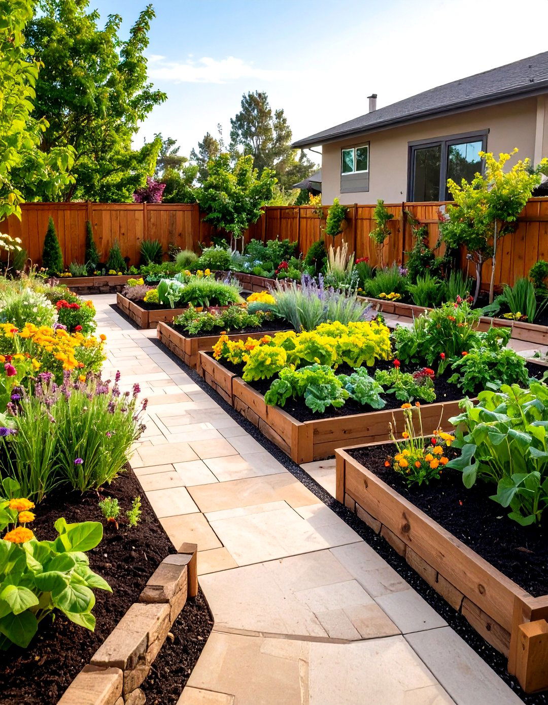 Raised Bed Terraced Systems - 24 Front Yard Landscaping Ideas