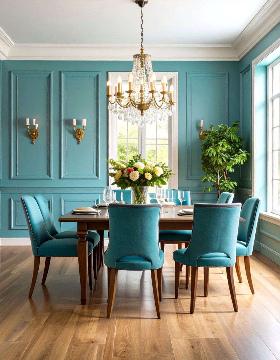 Raised Panel Traditional Elegance - 24 Dining Room Wainscoting Ideas