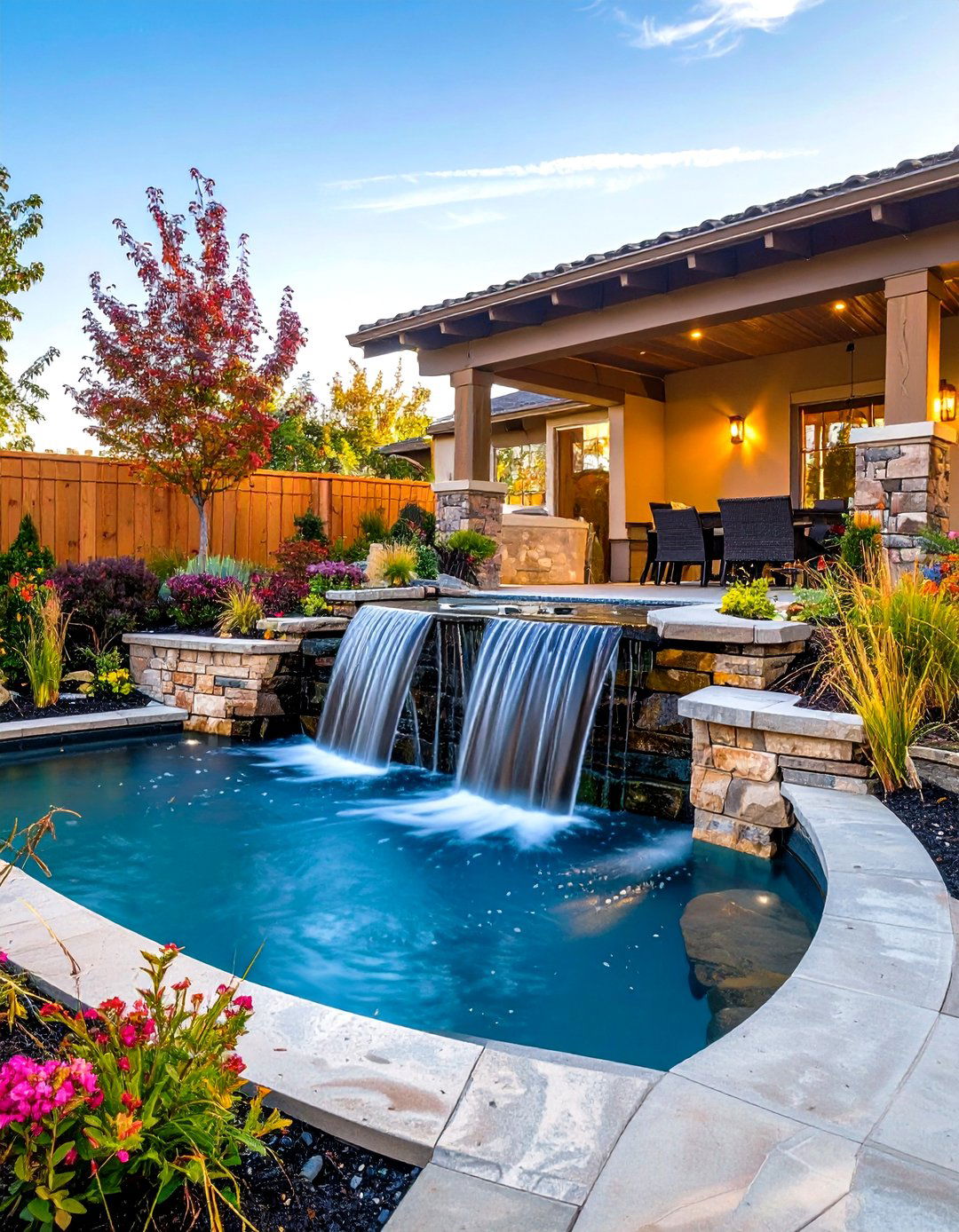 Raised Pond Waterfall Structure - 24 Small Pond Ideas With Waterfalls